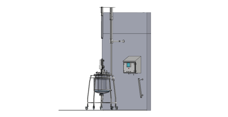 Custom-made stirred reactor